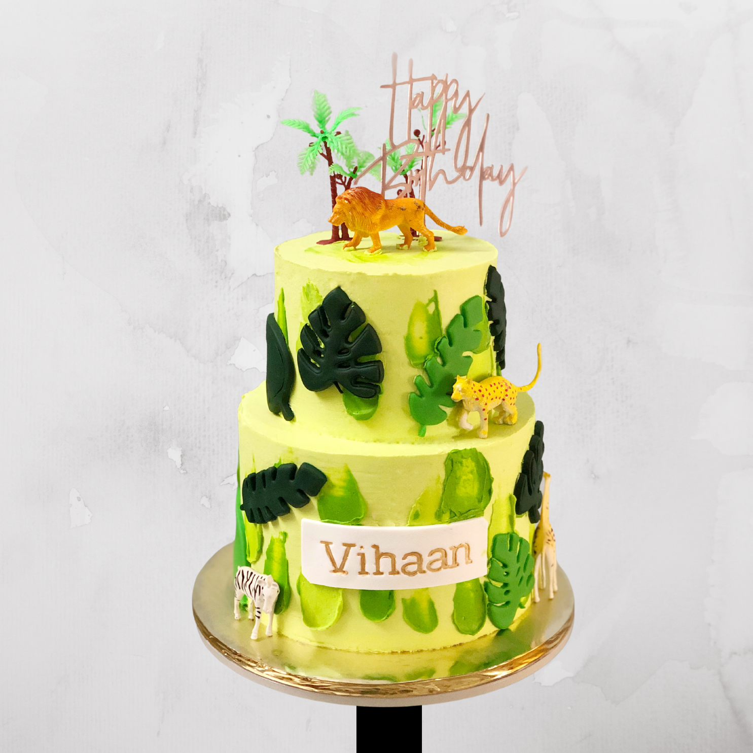 Safari Jungle Animal Cake